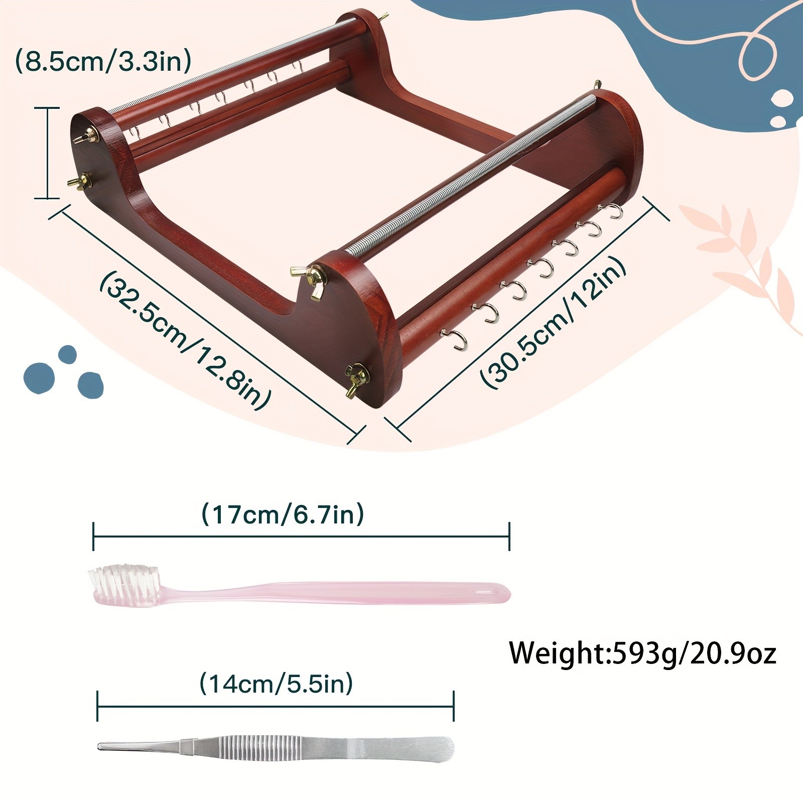Hobbyworker Wooden Bead Loom