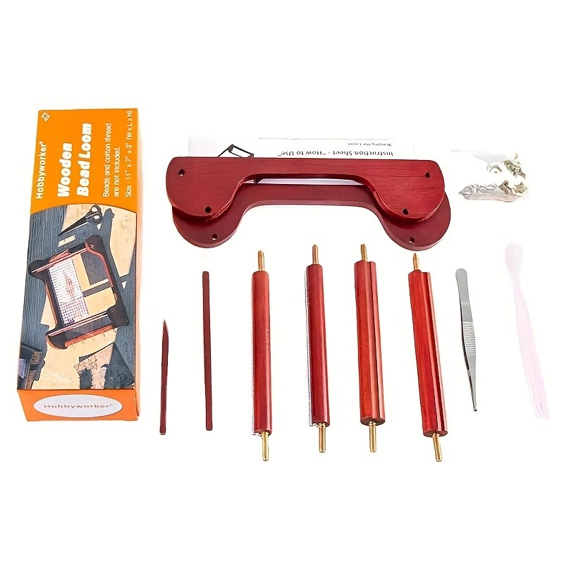 Hobbyworker Wooden Bead Loom