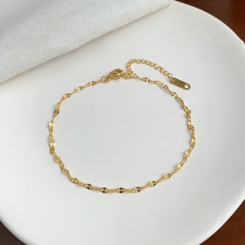 LOVESSOM S925 Sterling Silver Sexy Anklet Necklace