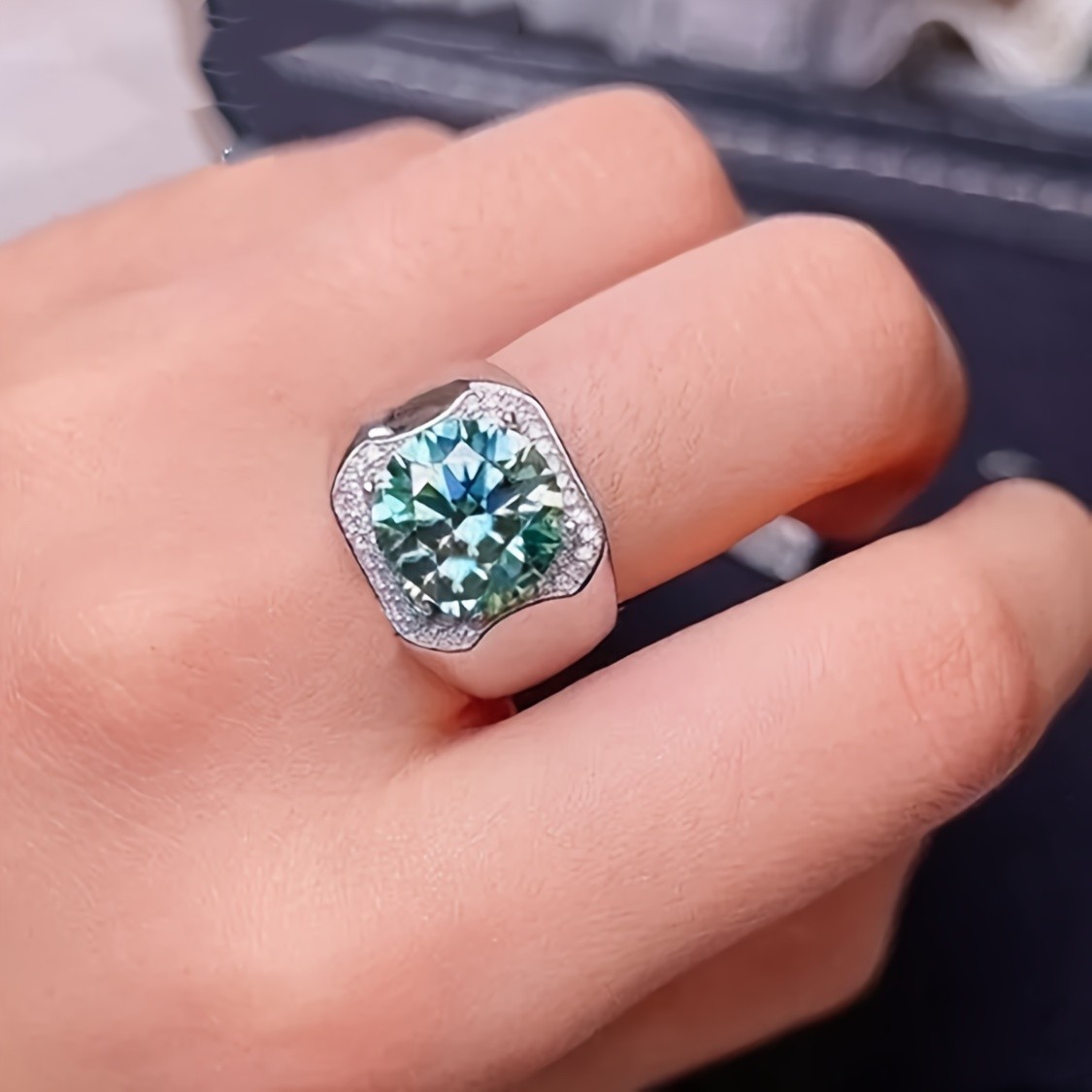 VOPU 5 Carat Moissanite Ring