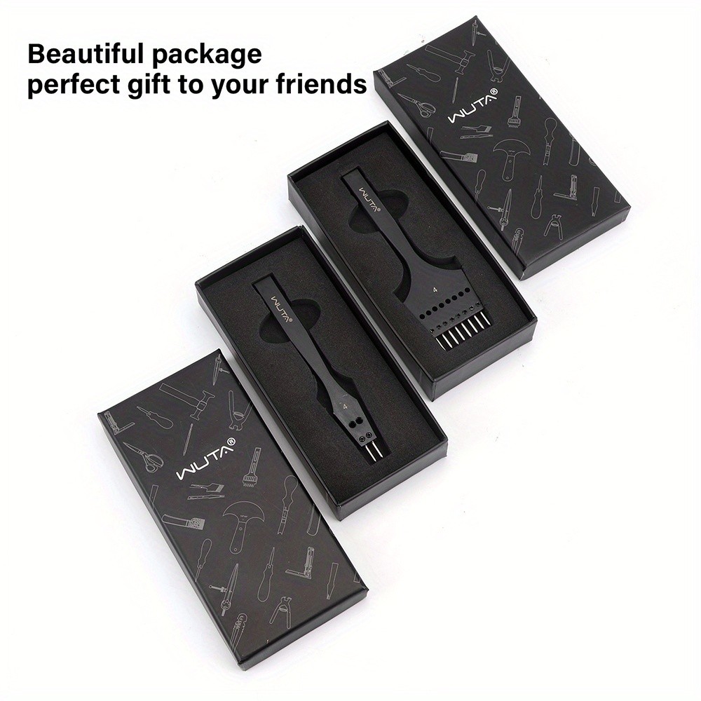 WUTA 3G Leather Punches Head Replaceable Pricking Iron