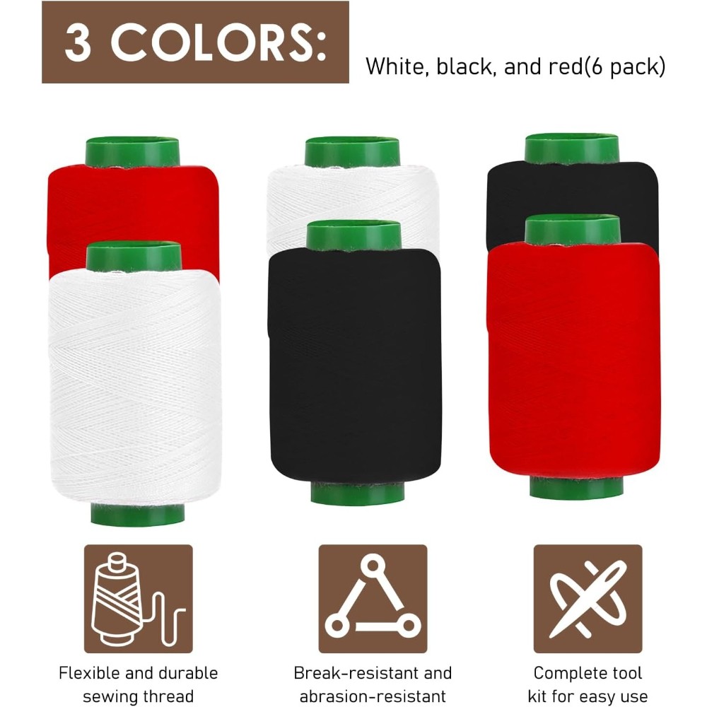 DOMUUH All-in-One Hand Sewing Needle Kit with Large-Eye Needles