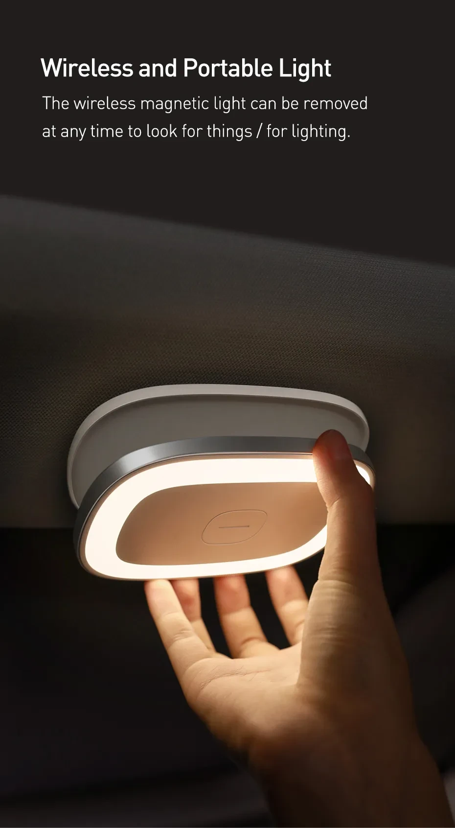 LED Car Eye Protection Reading Light