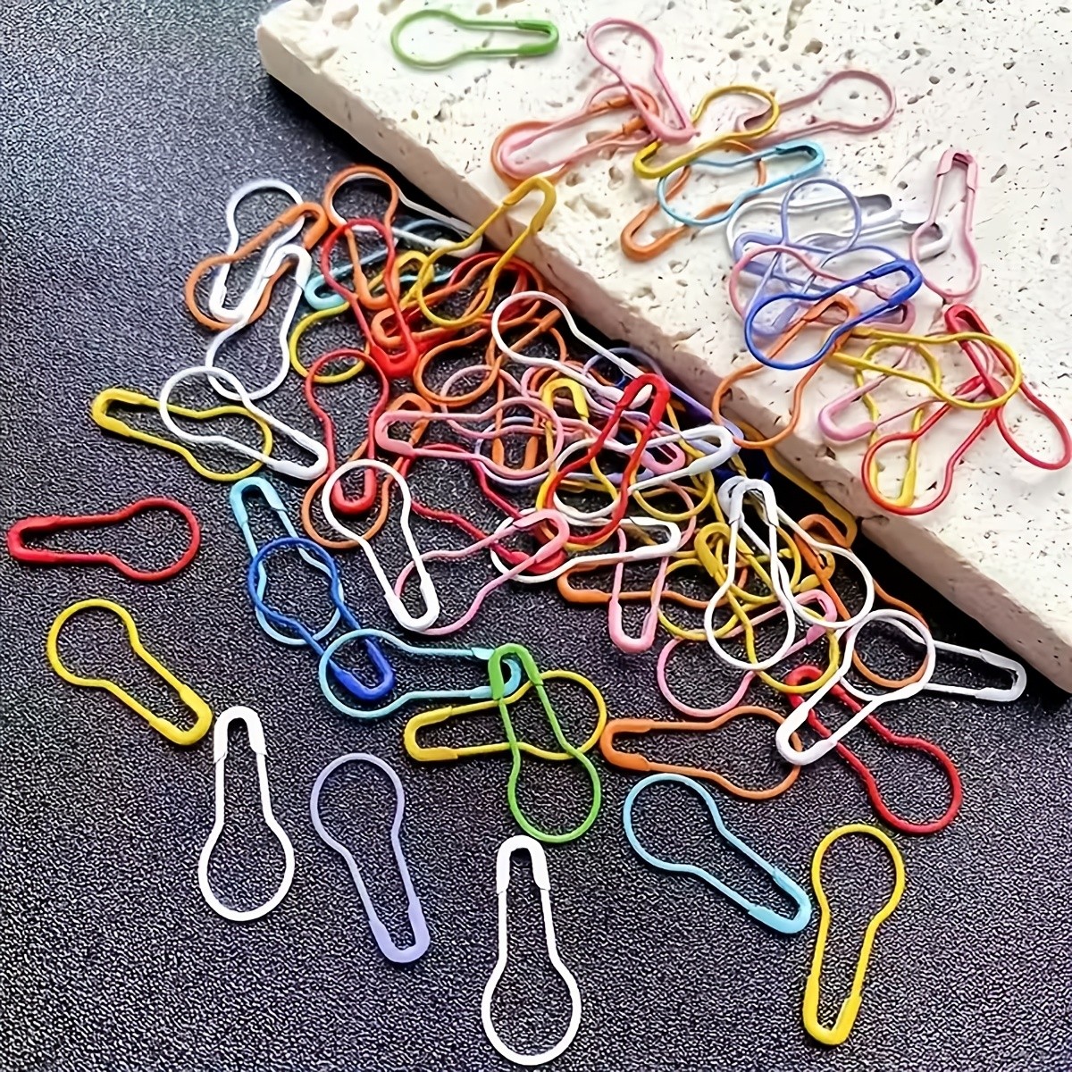 300pcs Colorful Gourd Shaped Safety Pins