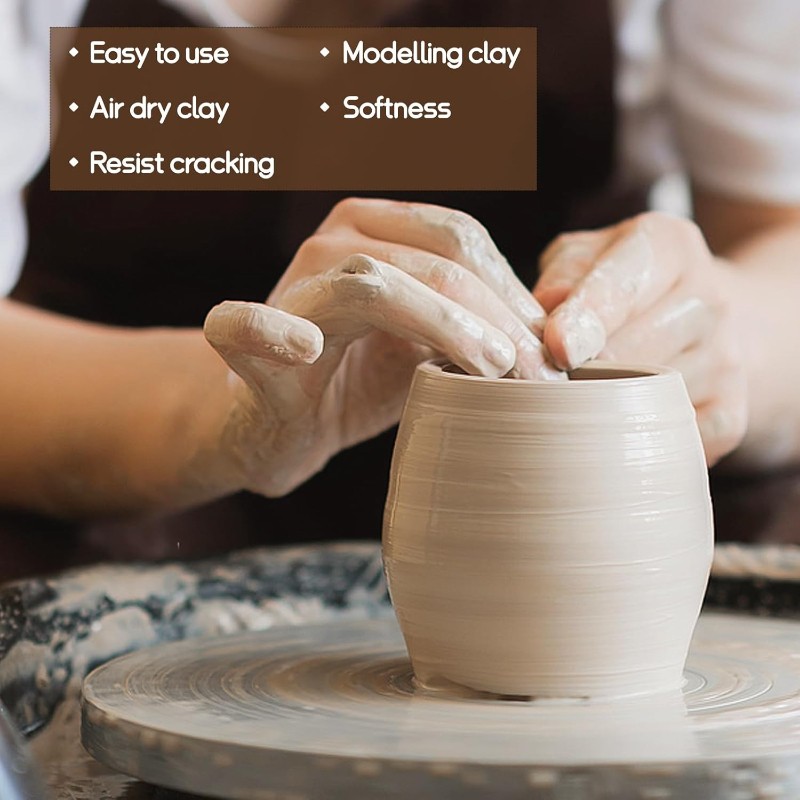 Katech Air-Dry Clay Kit for Adults