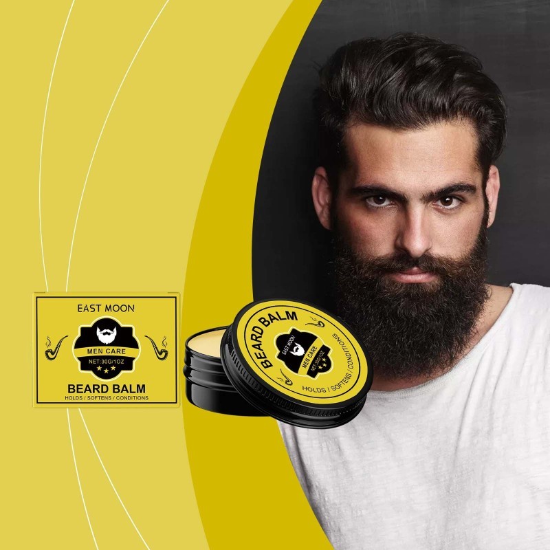 East Moon Men's Beard Care Balmstyling Moisturizing And Perfect For Everyday Grooming
