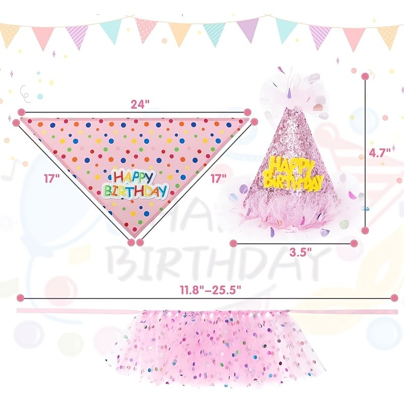 Birthday Accessories for Dogs
