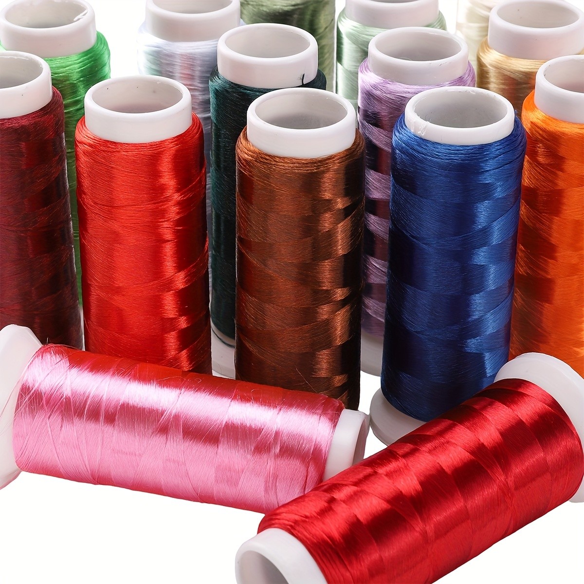 1200m/roll of Polyester Knotless Velvet Yarn