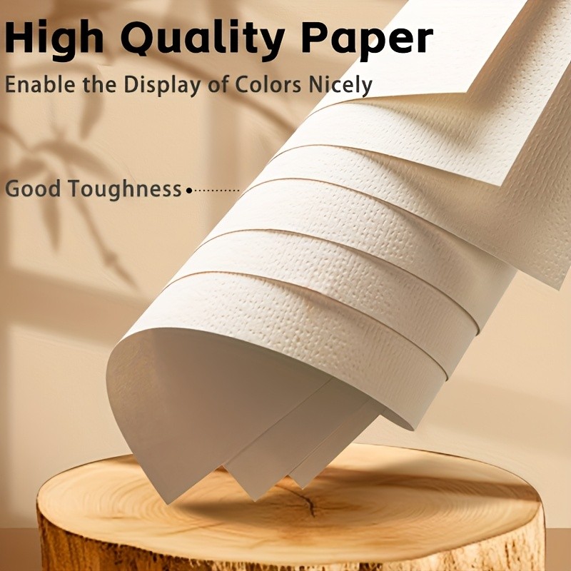 50/62pcs Thick Watercolor Paper