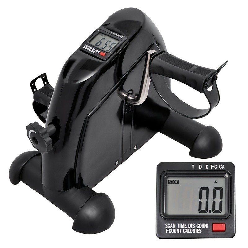 Portable Mini Exercise Bike with LCD Monitor