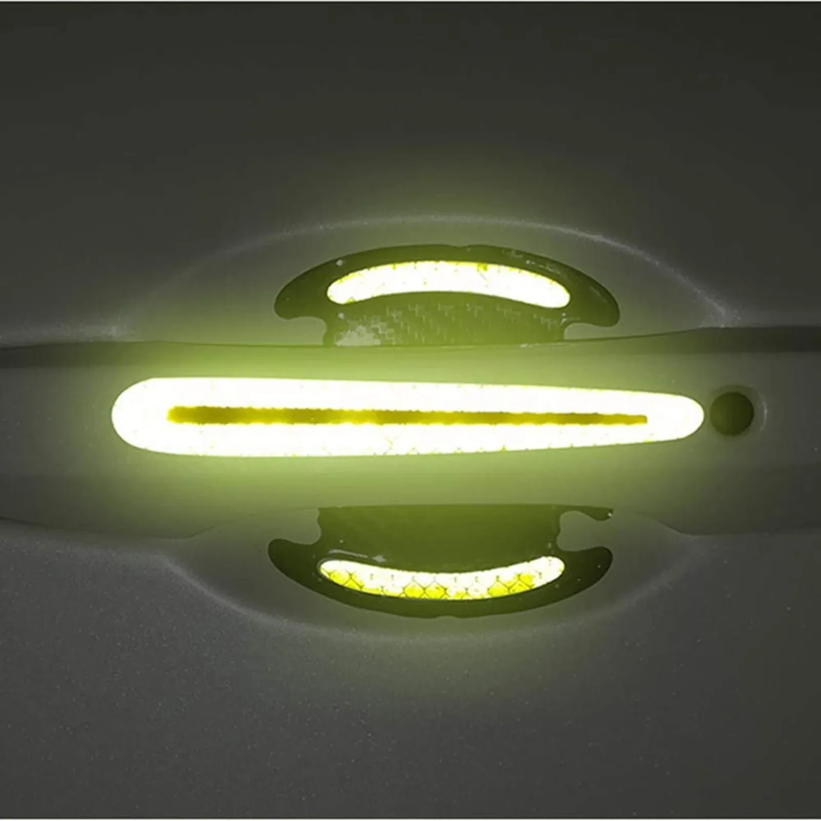 Reflective sticker universal for car door bowl handle