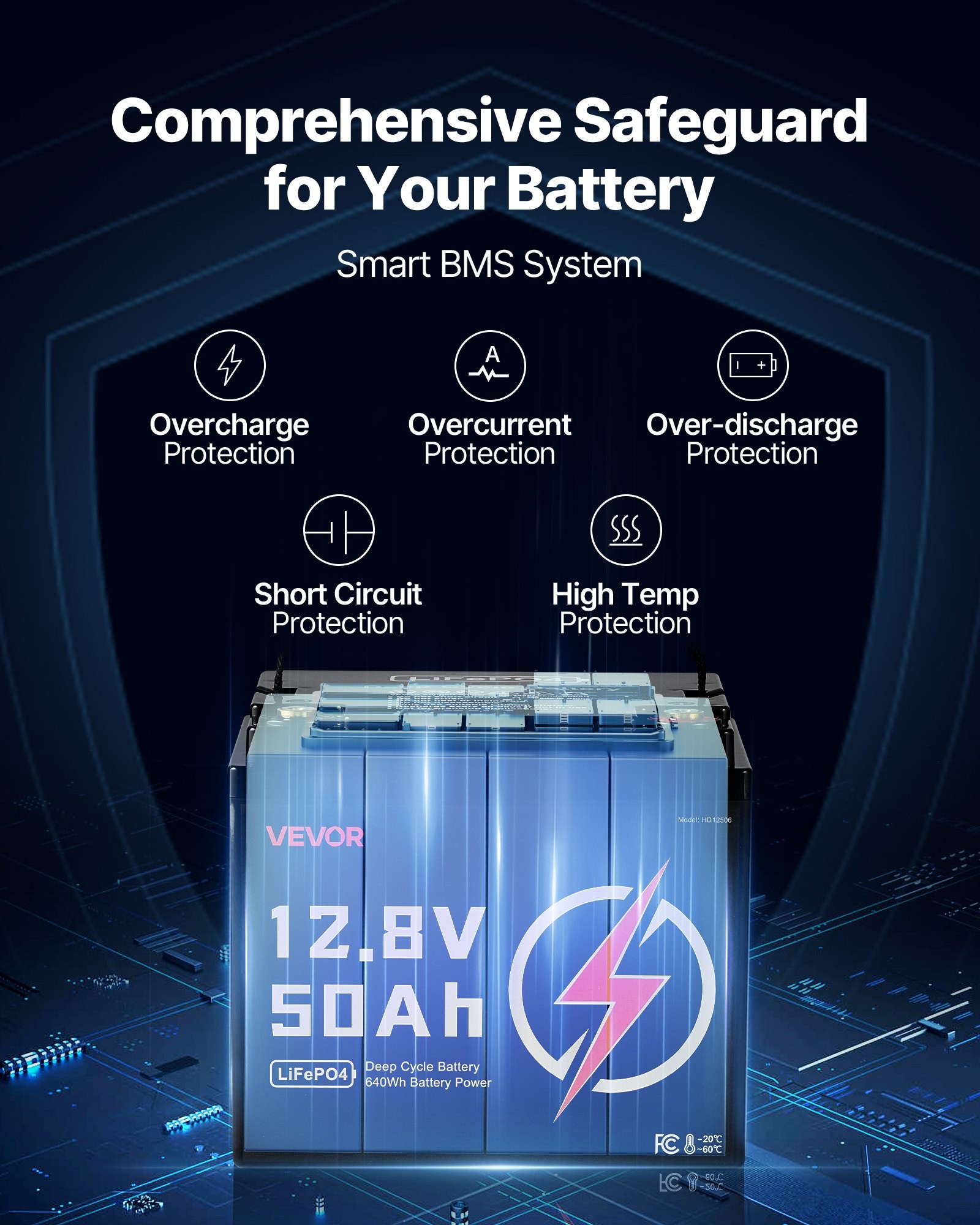 LiFePO4 Rechargeable Lithium Battery