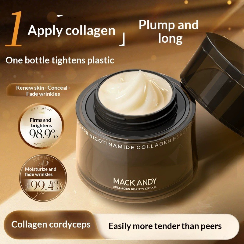 MACK ANDY Coverage Cream Concealer with Mycelium, Chamomile, Marjoram, and Licorice Root Extracts