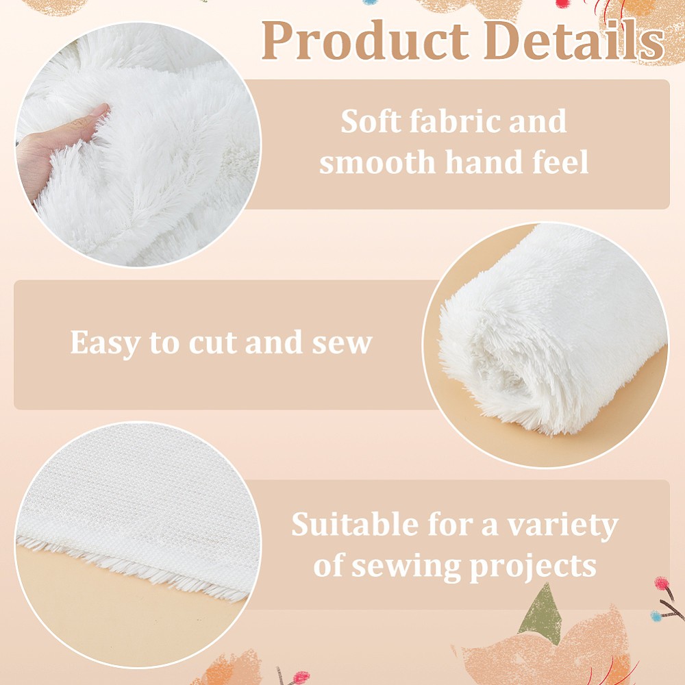 1-Yard GLOBLELAND Plush Carpet Fabric