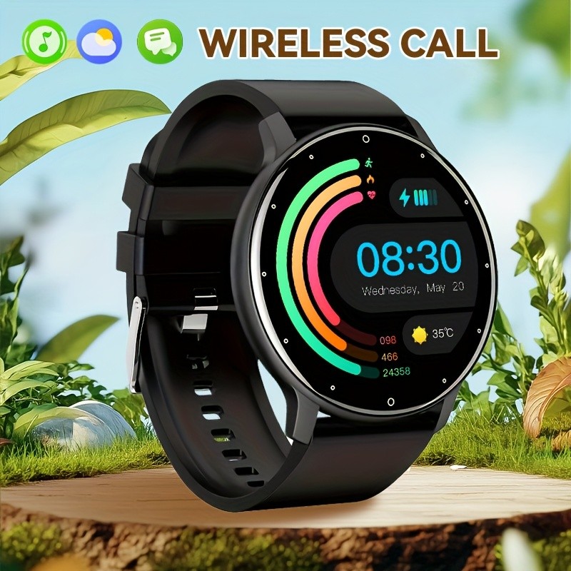 PEJE Smartwatch  123+ Sports Modes, 1.28-Inch TFT Screen, Waterproof Digital Fitness Watch with Wireless Call