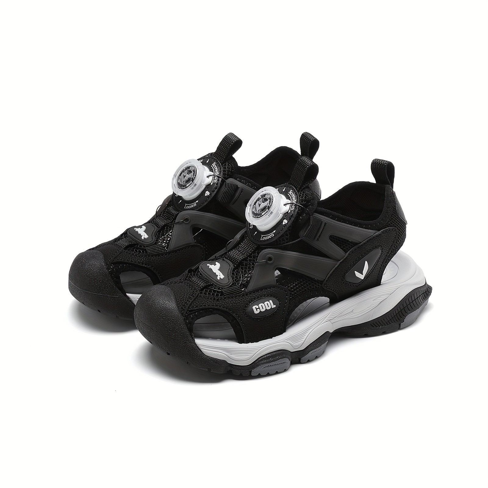 FANGFIUP Trendy Hollow Sandals for Boys and Girls