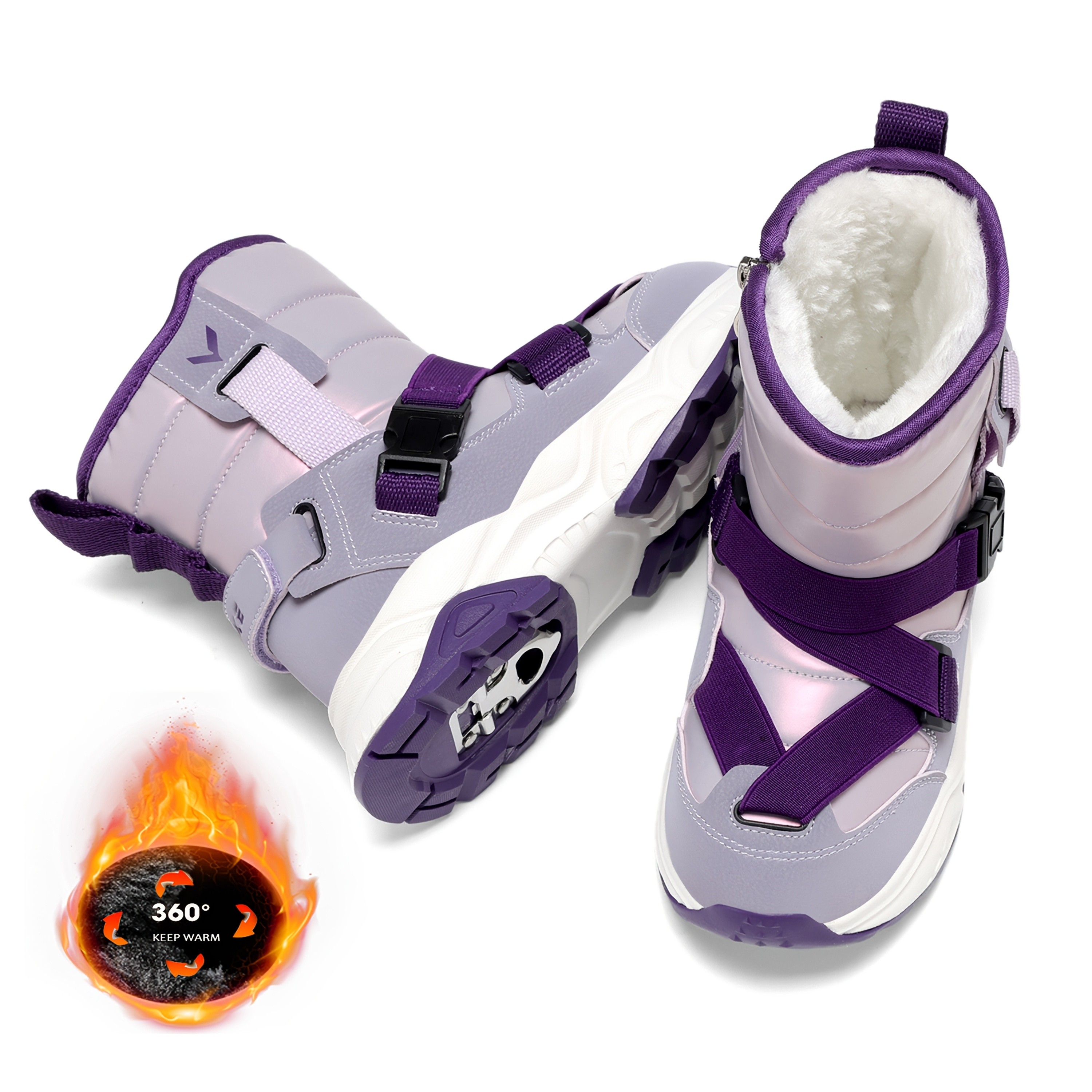 FANGFIUP Kids Boys Girls Outdoor Hiking Boots