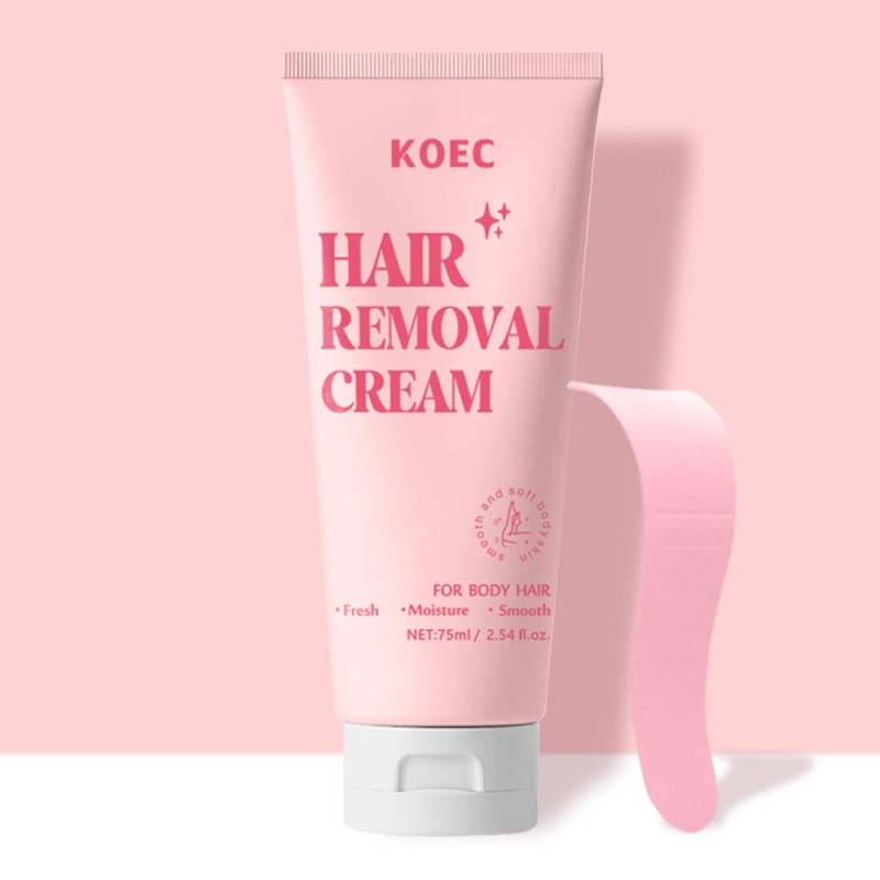 KOEC Body Hair Care Cream With Scraper Gentle And Non-irritating Cleaning