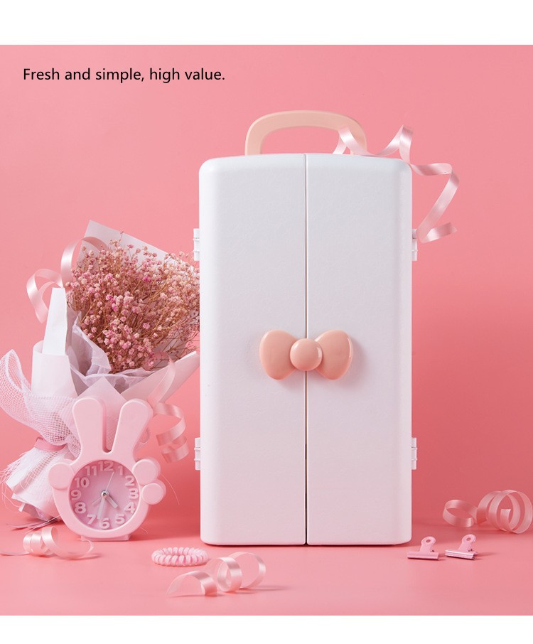 Skincare Finishing Box  Double Door Storage Organizer