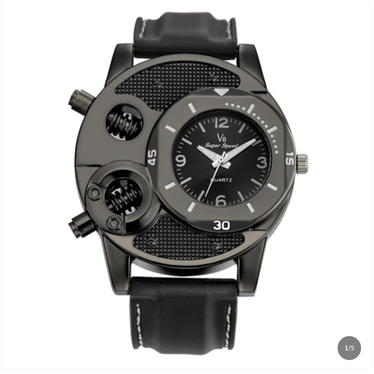 Fast selling, detonating, V8 watch, wristwatch, wristwatch, quartz watch, silica gel watch manufacturer direct selling