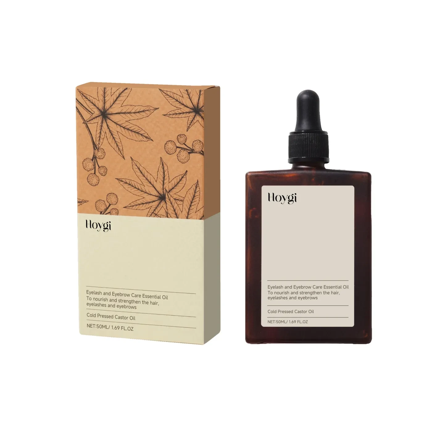 Hoygi Eyelash & Eyebrow Care Essential Oil (50ml / 1.69 fl oz)