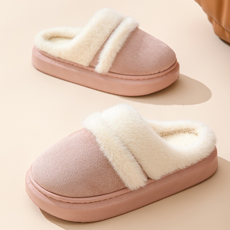 Plush Winter Slippers for Women
