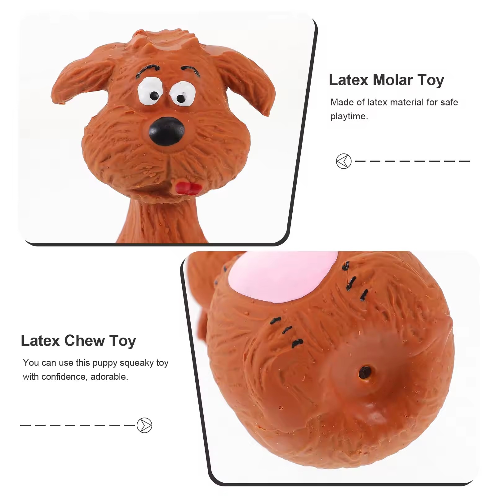 Animal Character Dog Chew Toy Fun, Durable, and Safe for Your Dog