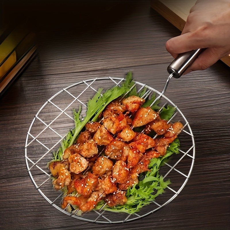 KITEOAGE Round Iron Grill Mesh