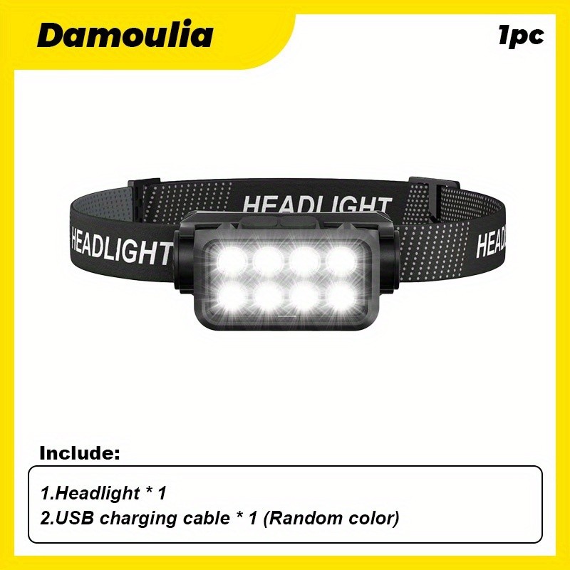 MACROCOSM Bright 8-LED Outdoor Headlight