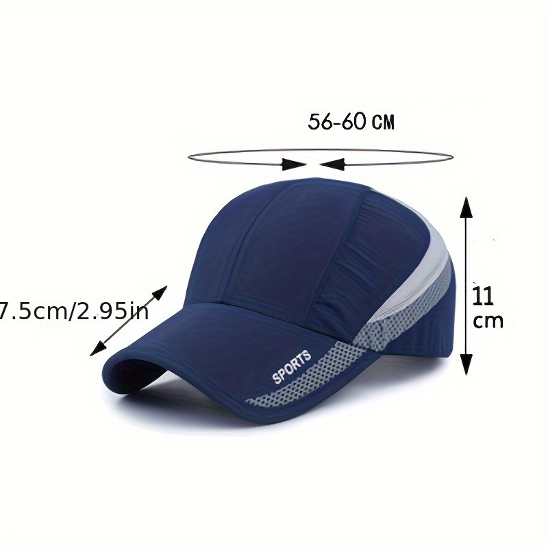 EDIKO Sport Color-block Quick-dry Cap for Men