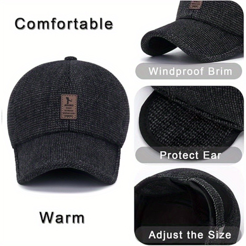 EDIKO Men's Winter Baseball Cap