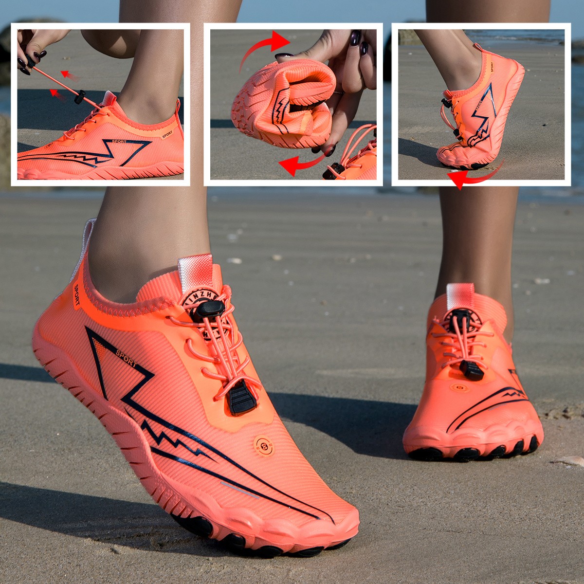 MINZHE YL Men's Non-Slip Breathable Water Shoes