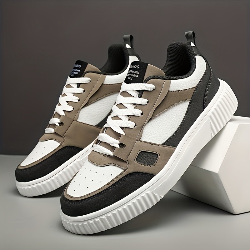 WANWEISI Men's Stylish Skate Shoes