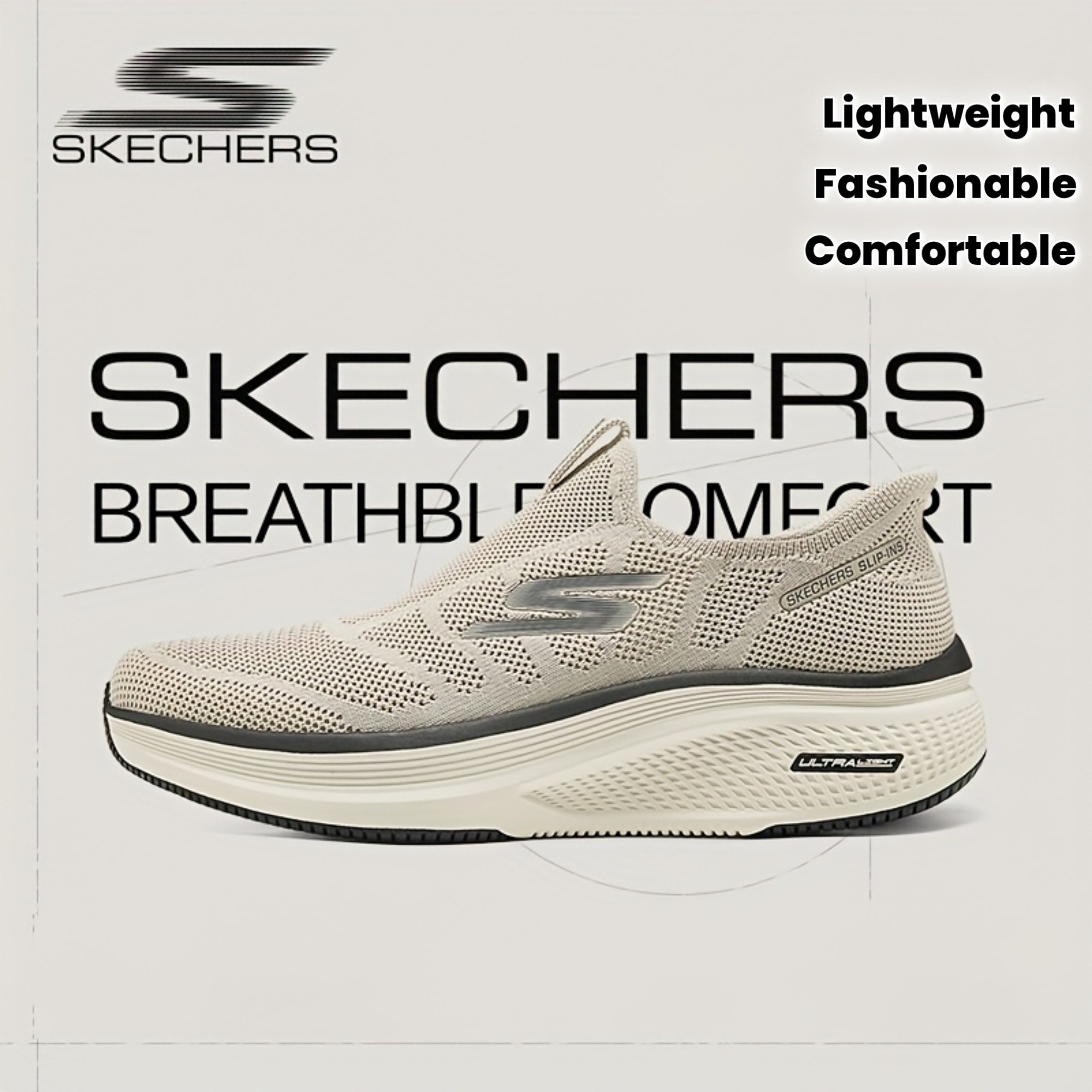 SKECHERS Men's Slip-On Sneakers