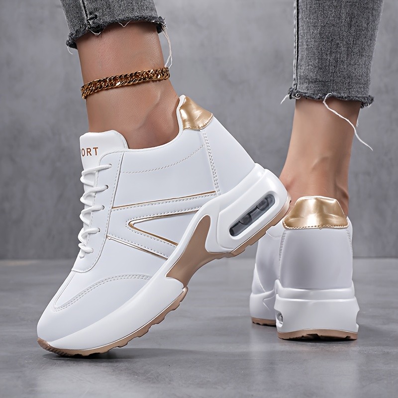 SOSENFER Women's Chunky Platform Sneakers