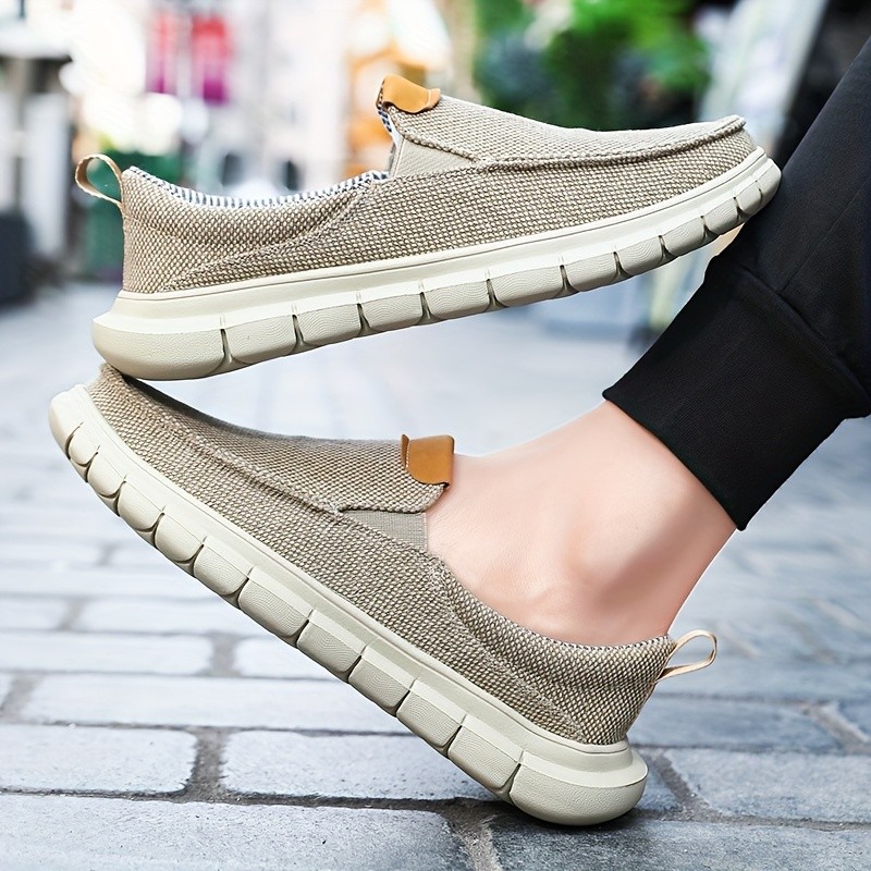 LEIJOP Unisex Canvas Slip-On Sneakers