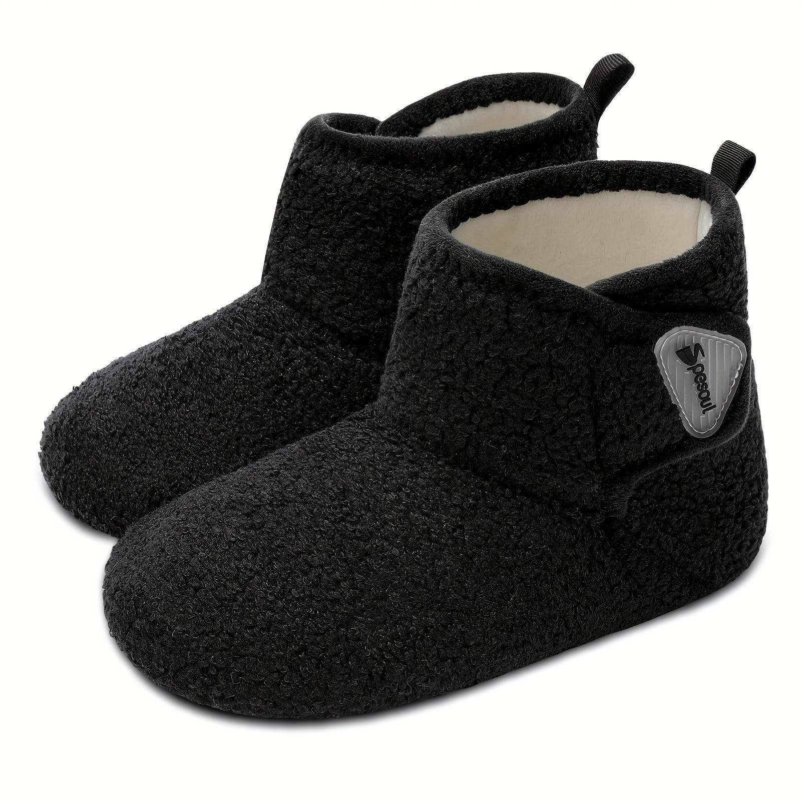L-RUN Women's High-Top Slippers