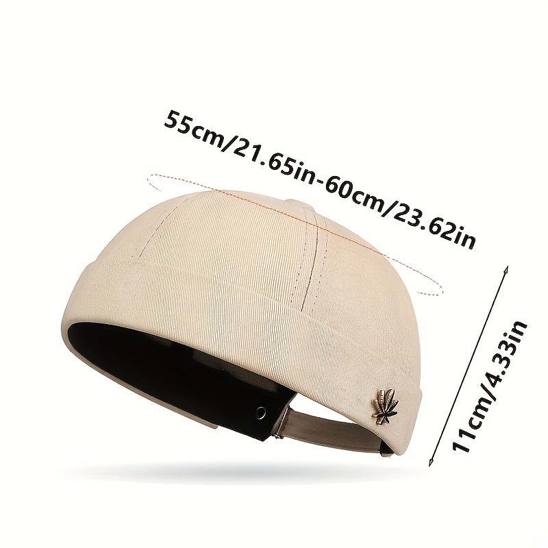 ROORUNS Women's Adjustable Snapback Hat with Maple Leaf Design