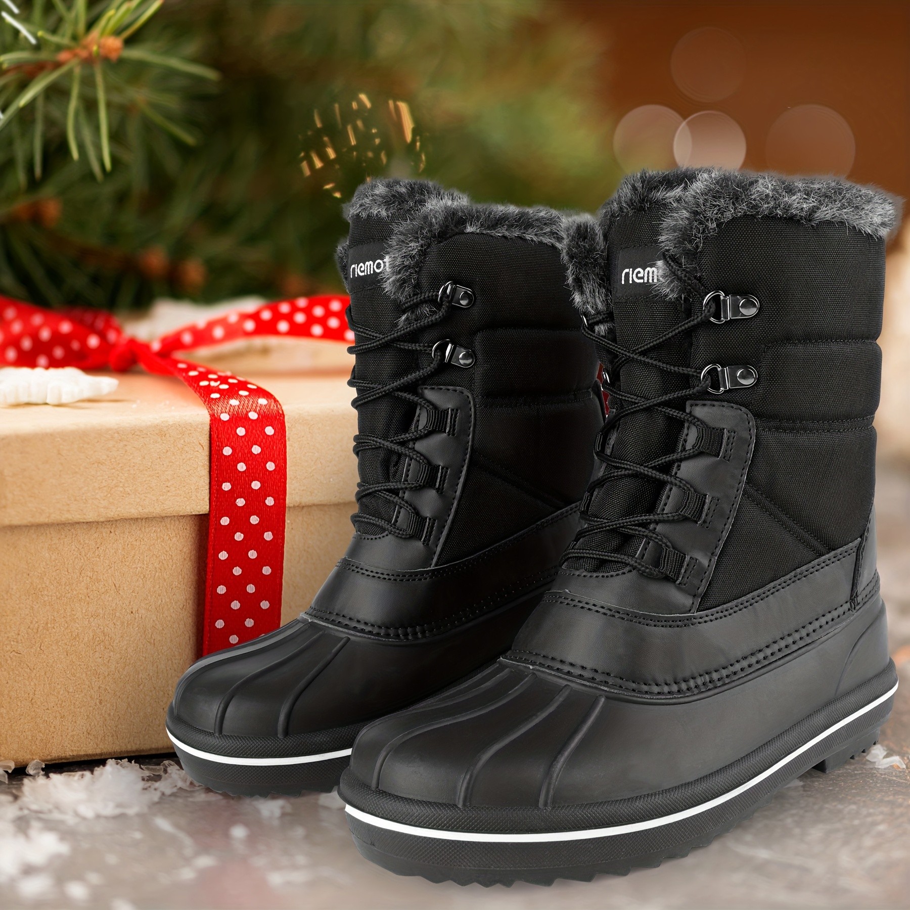 RIEMOT Women's Winter Snow Boots