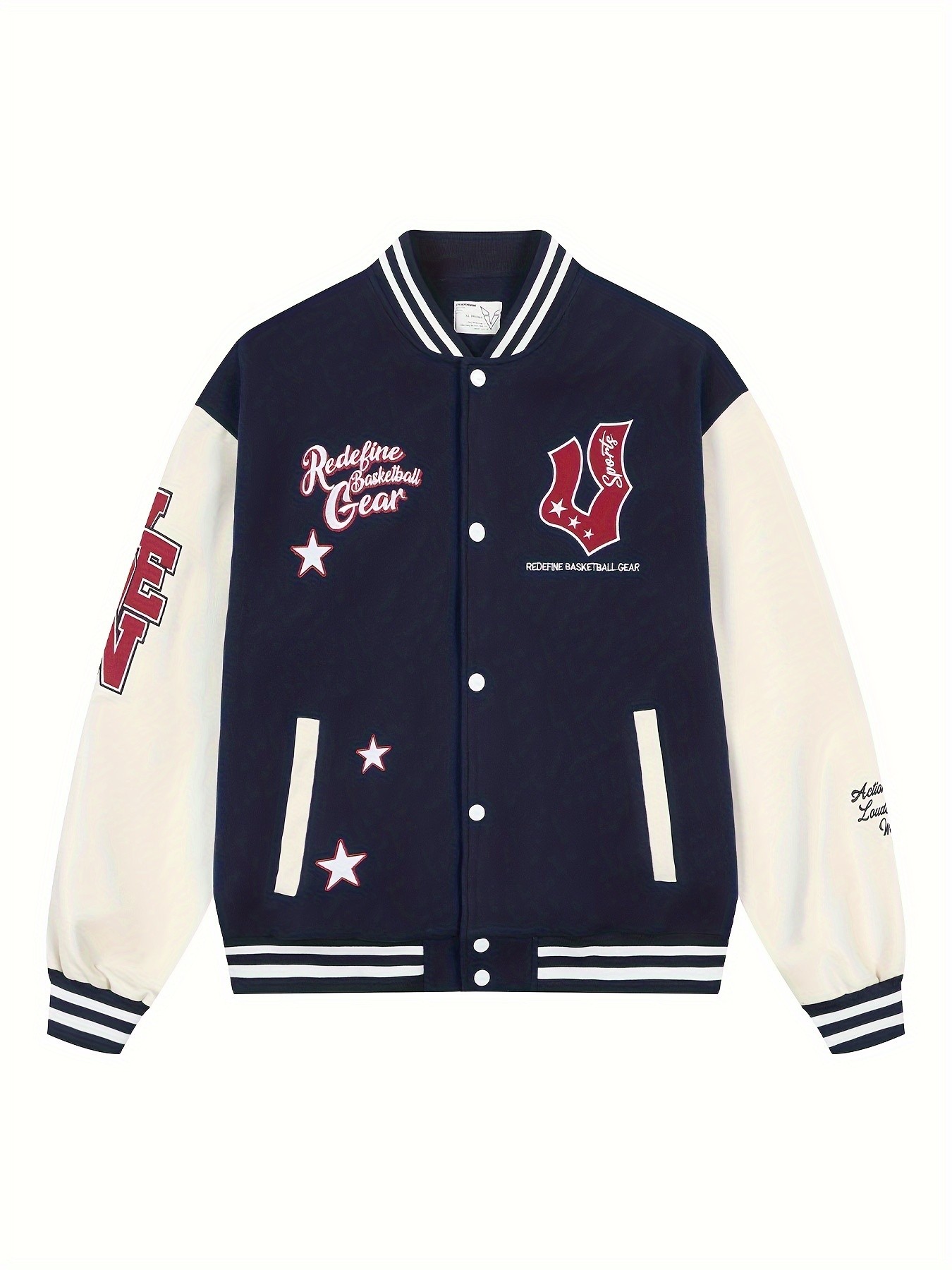 VEIDOORN Mens Baseball Jacket