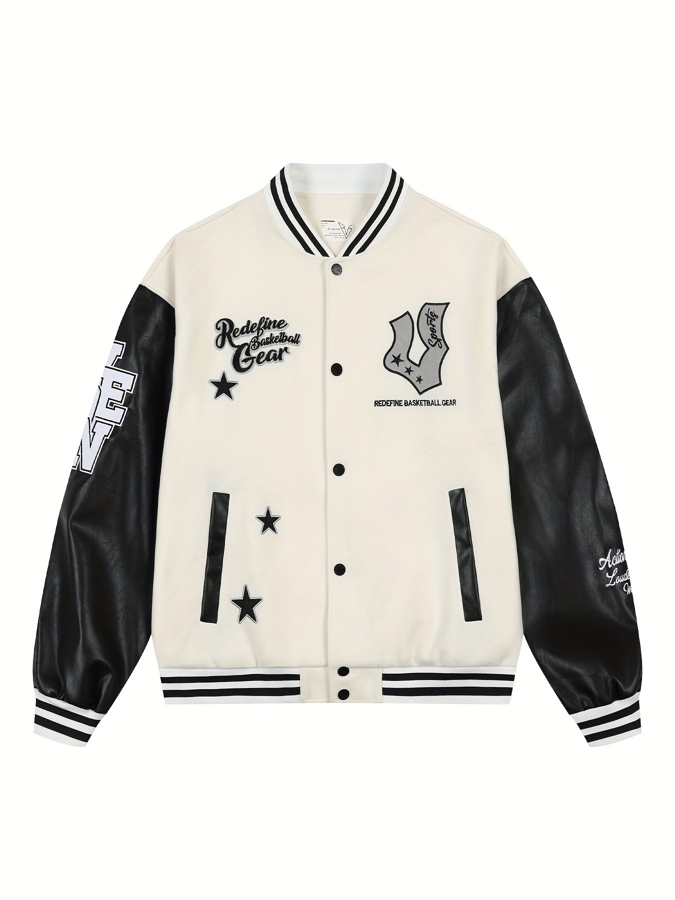 VEIDOORN Mens Baseball Jacket