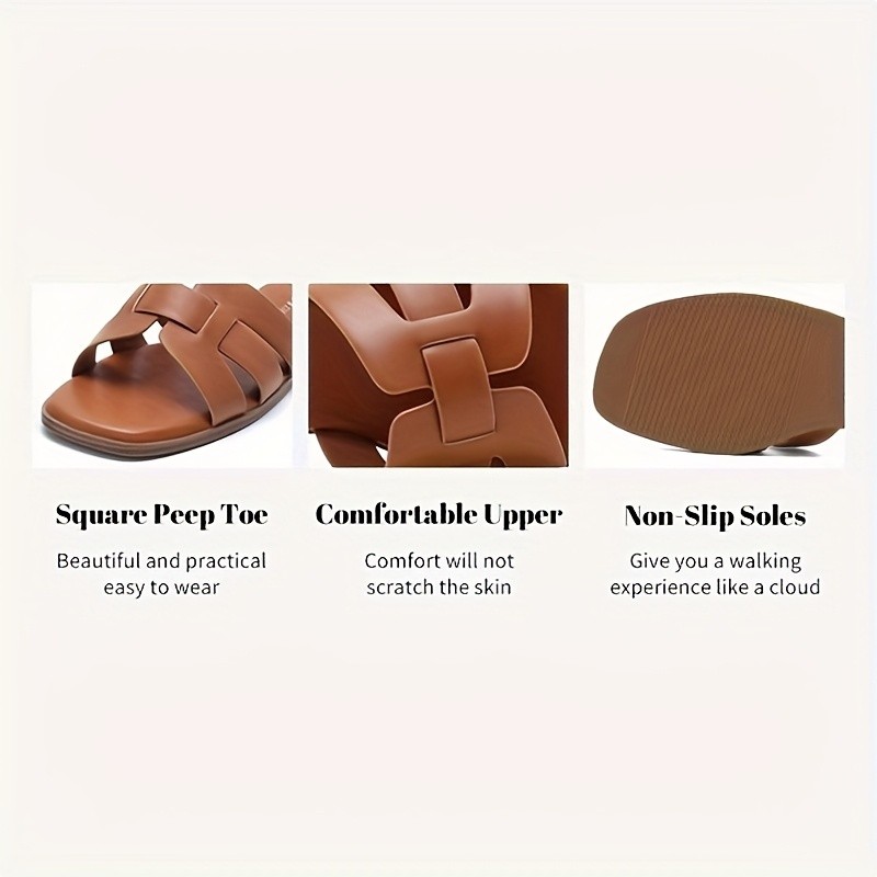 ATHLEFIT Womens Flat Sandals