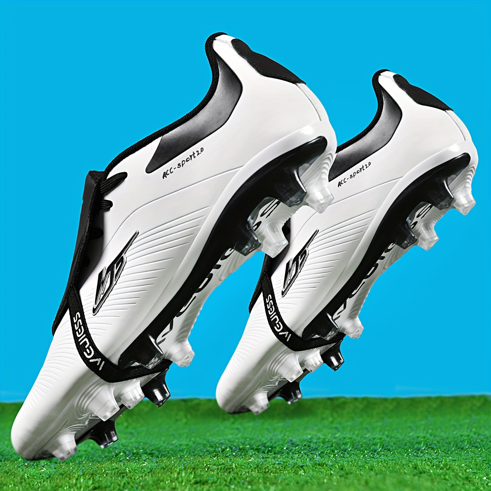 WEJIESS Breathable High-Top Soccer Shoes