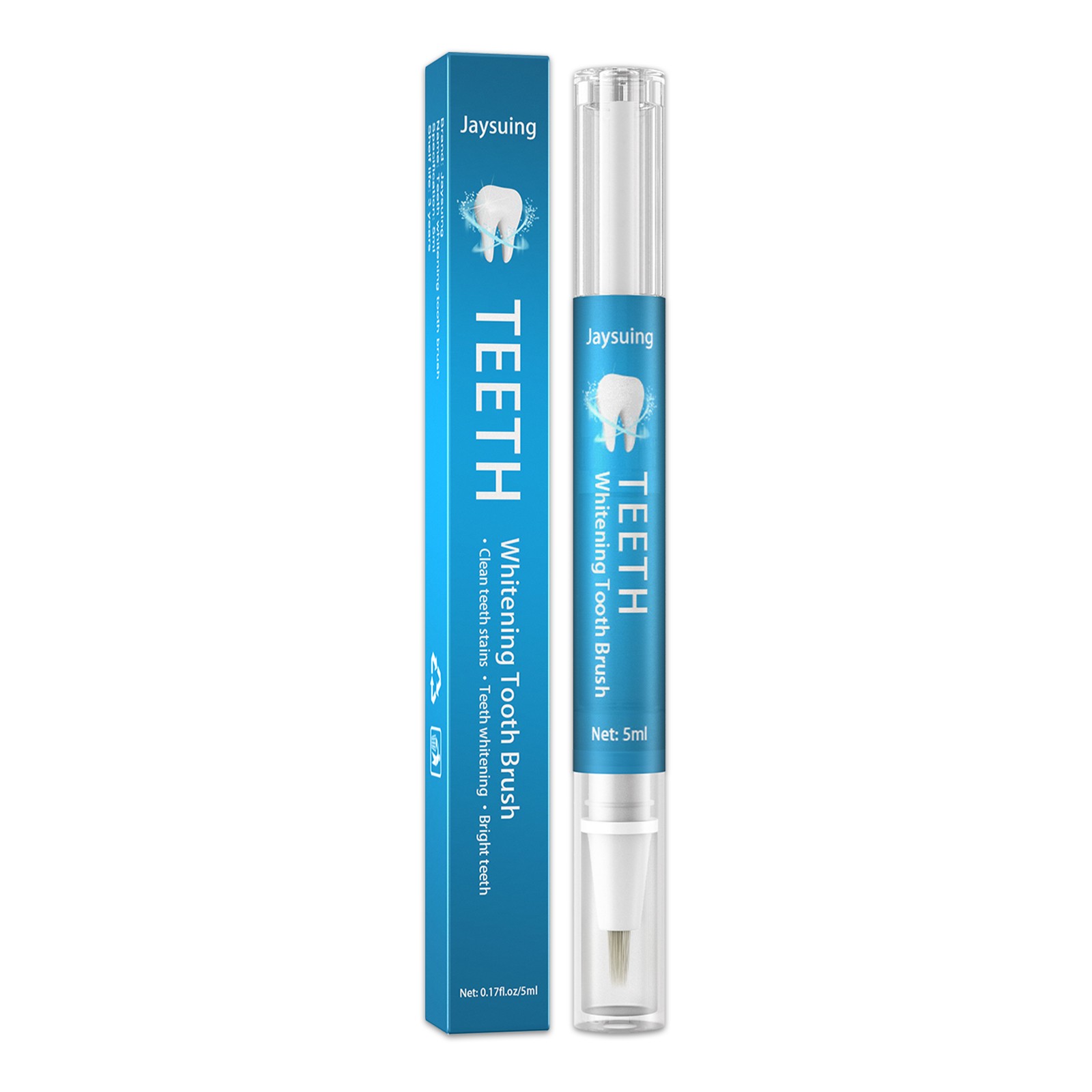 Jaysuing Teeth Whitening Tooth Brush Instant Brightening Solution
