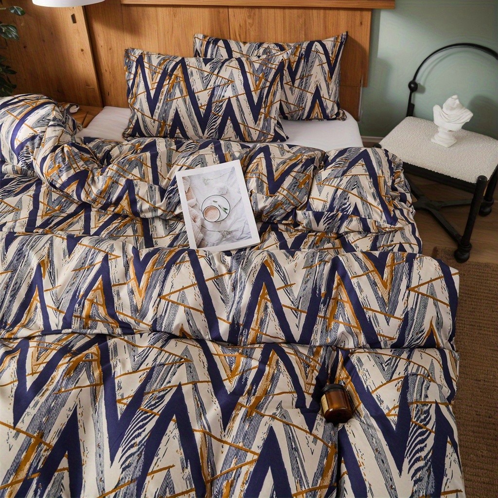 HERTALK Pattern Printed Bedding Set