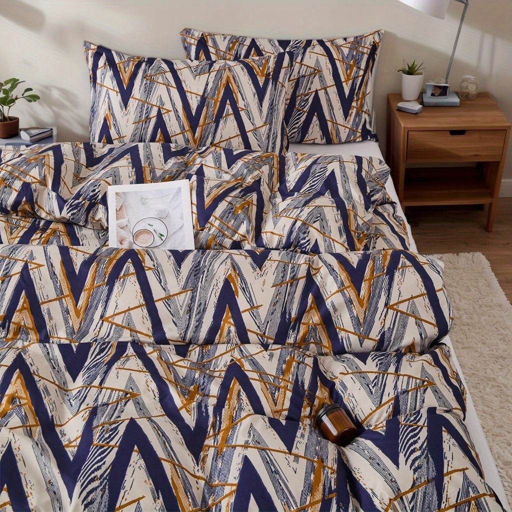 HERTALK Pattern Printed Bedding Set