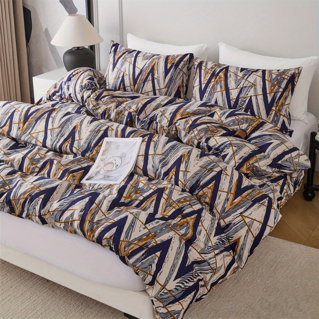 HERTALK Pattern Printed Bedding Set