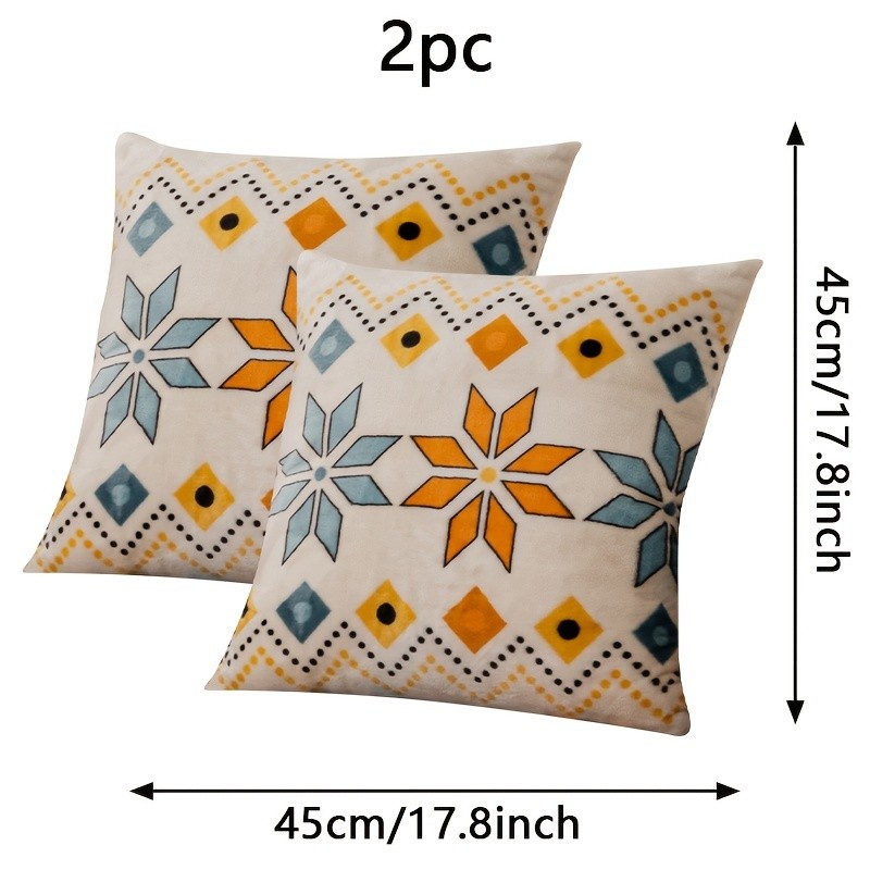 TIANXINBAOBEI 2pcs Bohemian Style Throw Pillow Covers