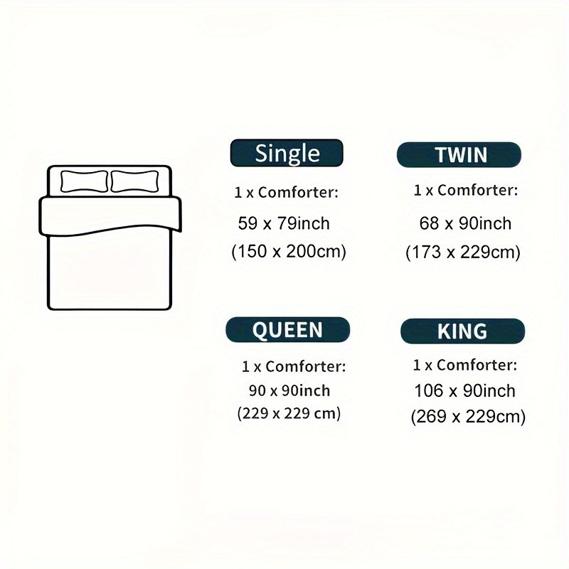 WQSPRING 50% Goose Down All-Season Quilt