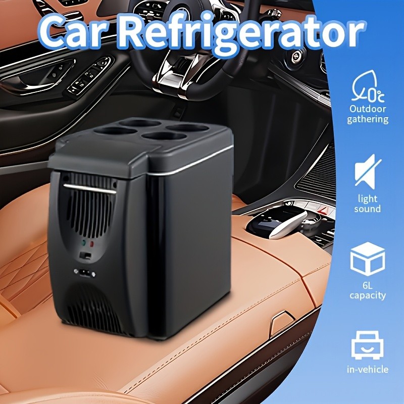 AMRIVER 6 Liter Portable Mini Car Refrigerator